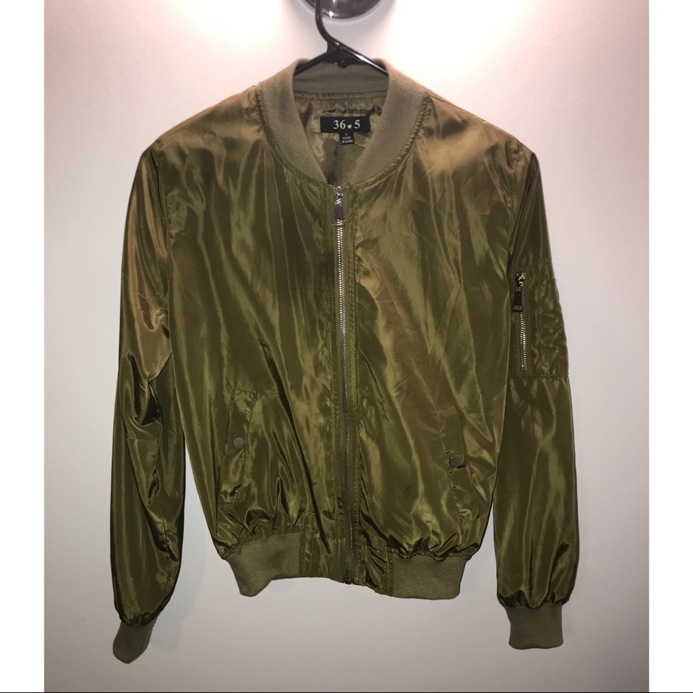 Windsor Olive Green Bomber Jacket